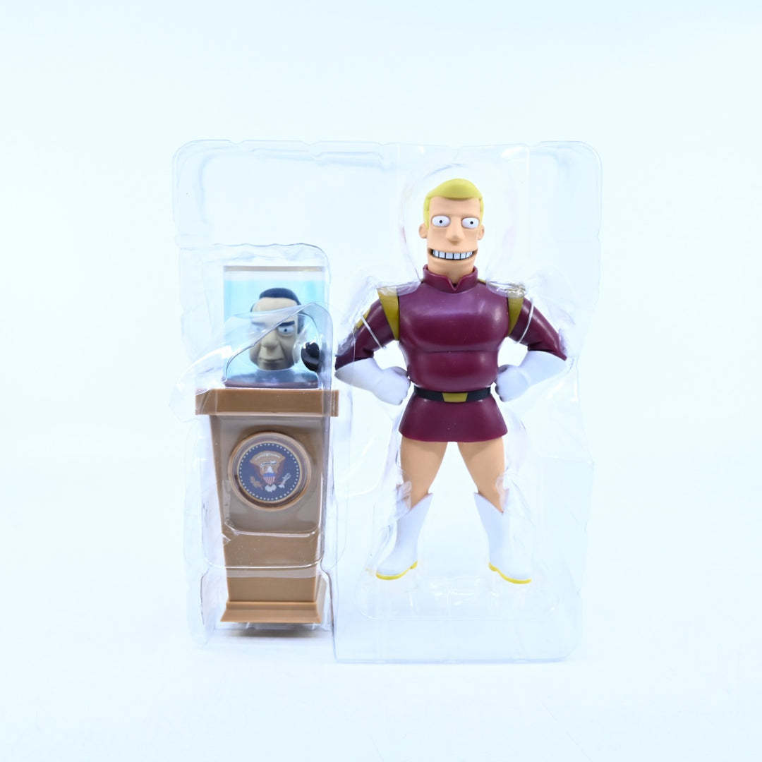 Zapp Brannigan + Robot Devil Build-A-Bot Part - Futurama - Toynami - Toy