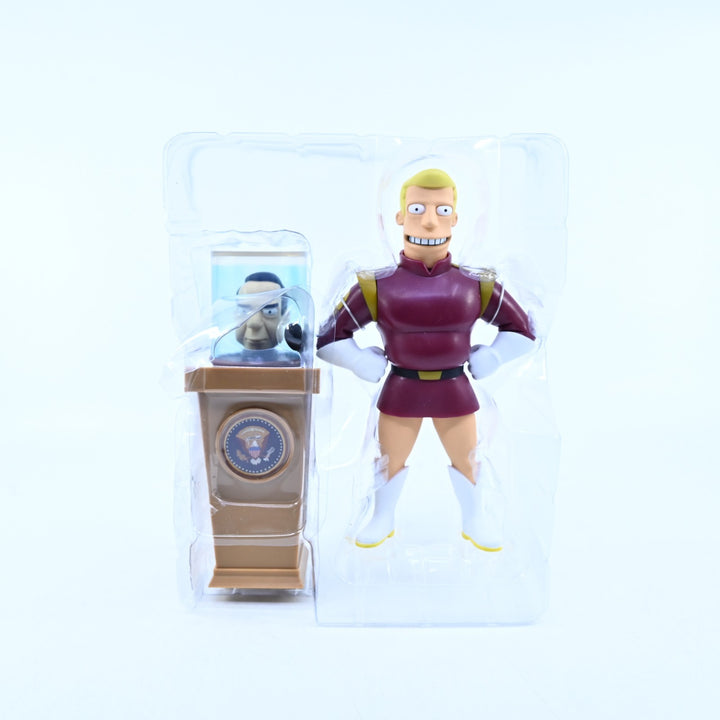 Zapp Brannigan + Robot Devil Build-A-Bot Part - Futurama - Toynami - Toy