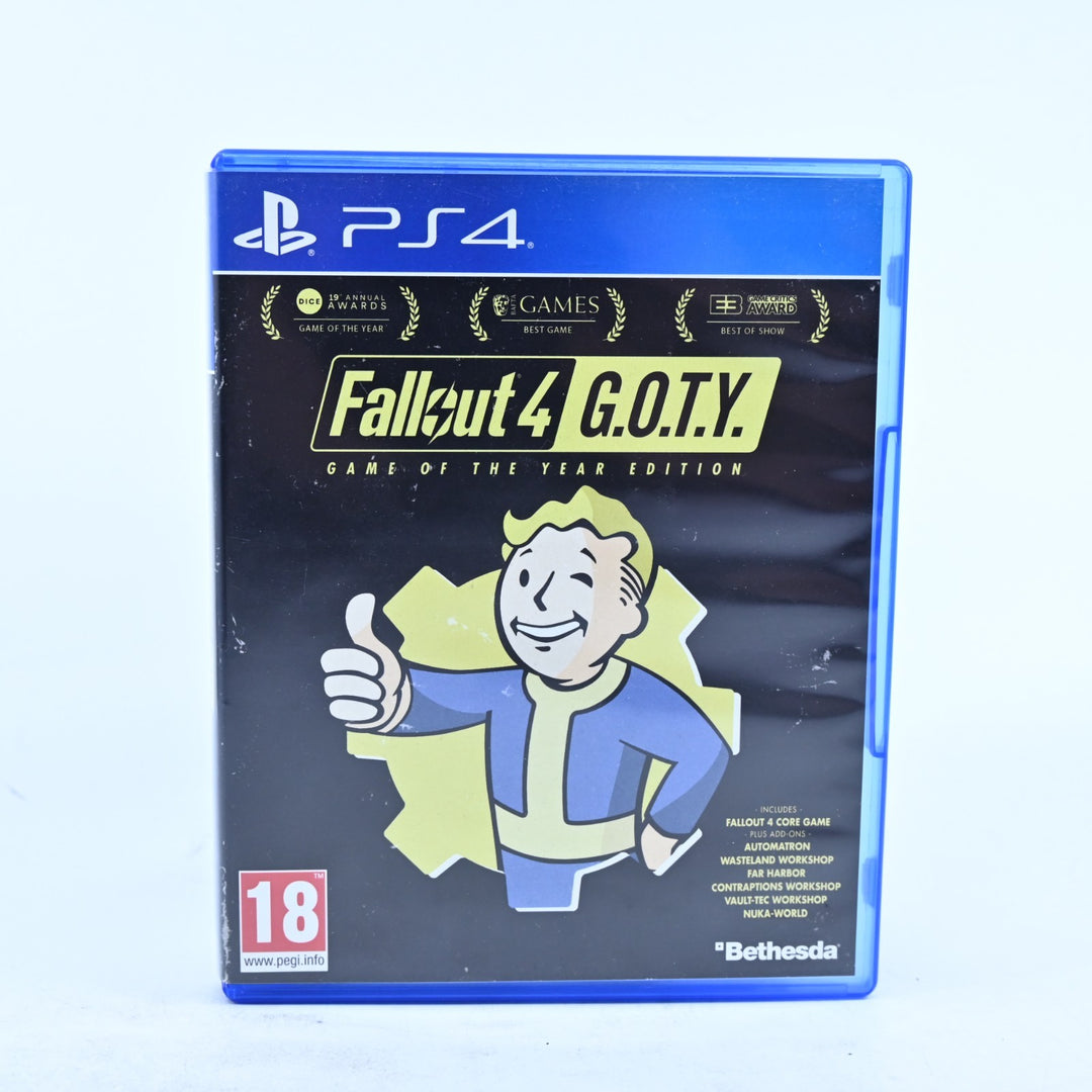 Fallout 4 - Game of the Year Edition - Sony Playstation 4 / PS4 Game - MINT DISC
