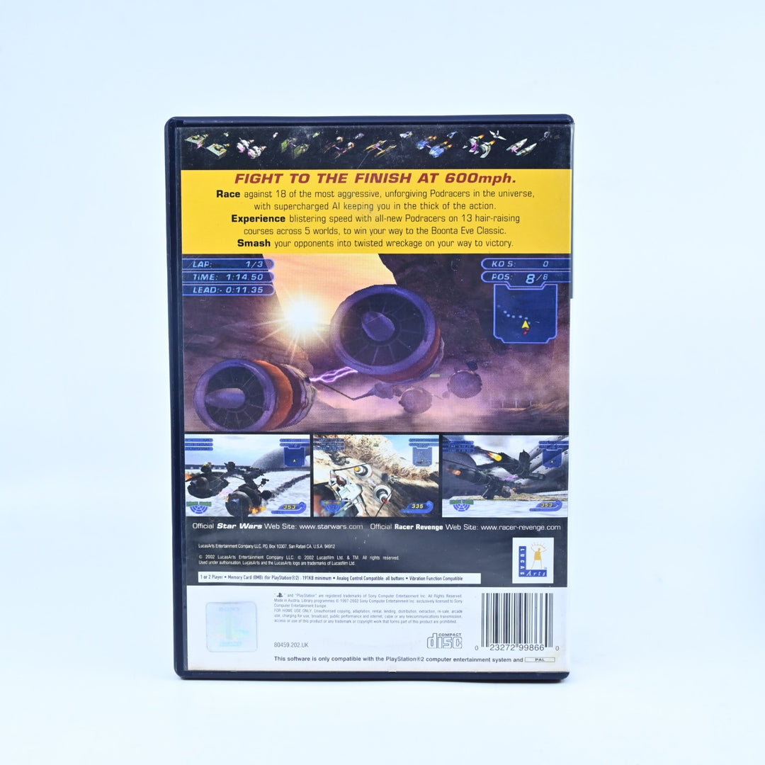 Star Wars: Racer Revenge - Sony Playstation 2 / PS2 Game - No Manual -MINT DISC!