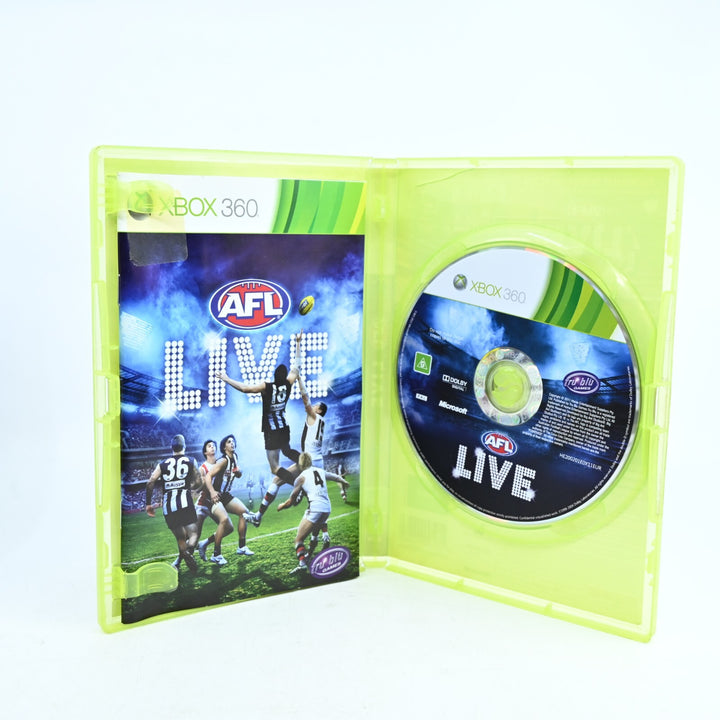 AFL Live: Game of The Year Edition - Xbox 360 Game + Manual - PAL - MINT DISC!