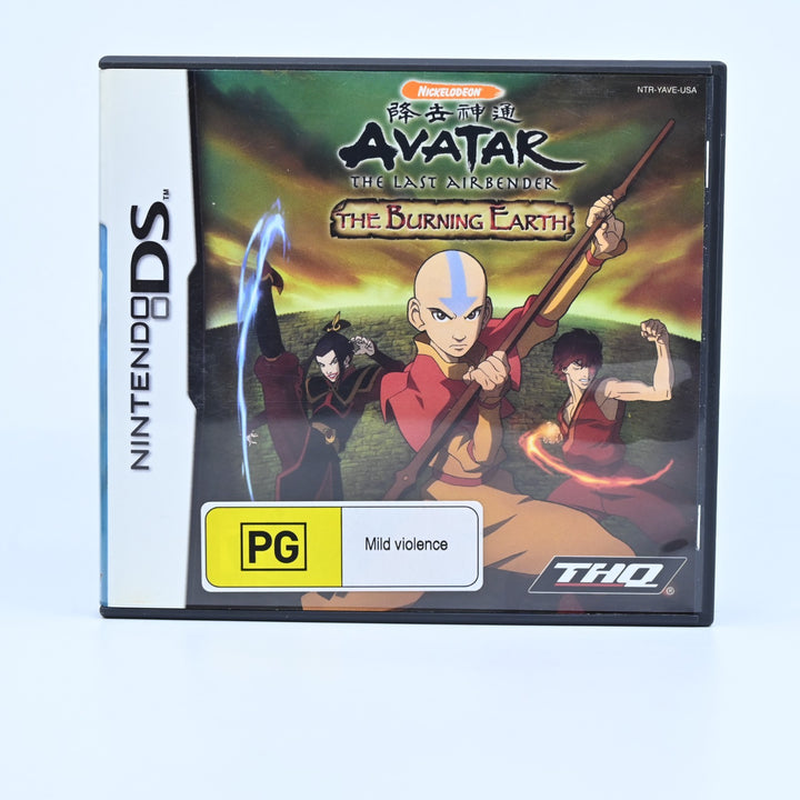 Avatar The Last Airbender: The Burning Earth - Nintendo DS Game - PAL + Manual