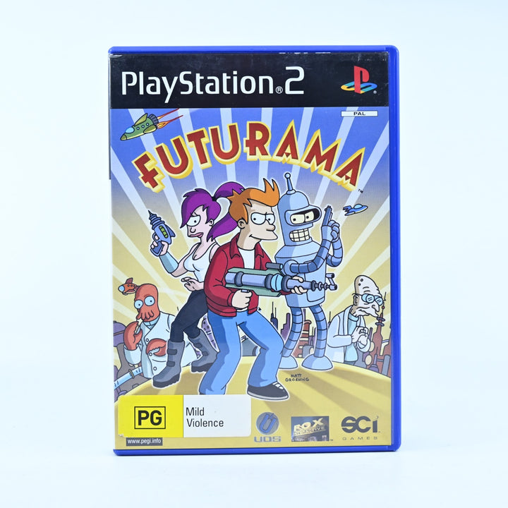 Futurama - Sony Playstation 2 / PS2 Game + Manual - PAL - MINT DISC!