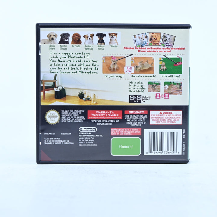 Nintendogs: Lab & Friends - Nintendo DS Game + Manual - PAL - FREE POST!
