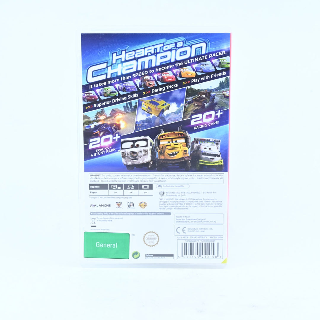 Cars 3: Driven To Win - Nintendo Switch Game - FREE POST!