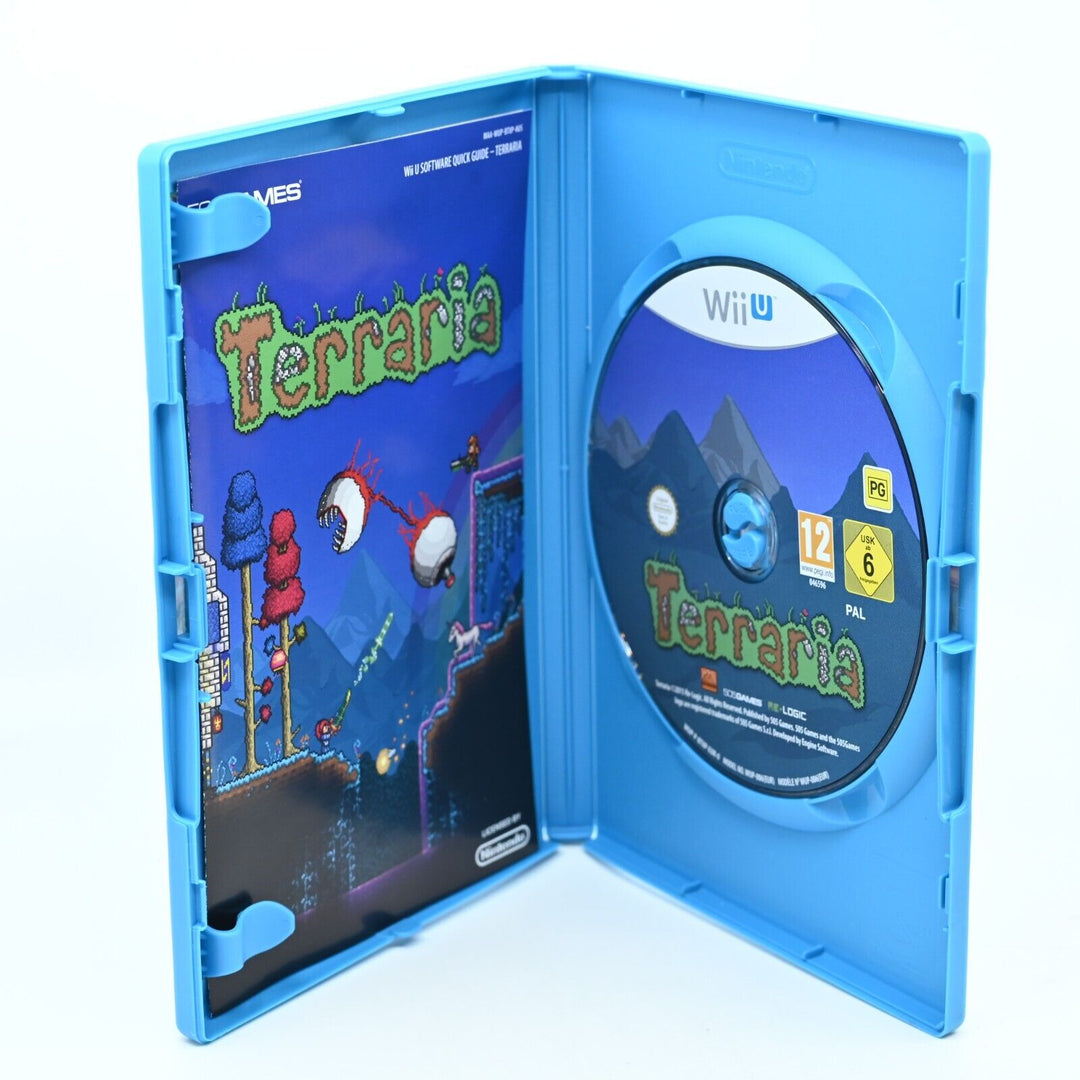 Terraria - Nintendo Wii U Game + Manual - PAL - MINT DISC!