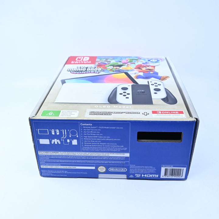Super Mario Bros. Wonder Edition - Nintendo Switch OLED Boxed Console - PAL
