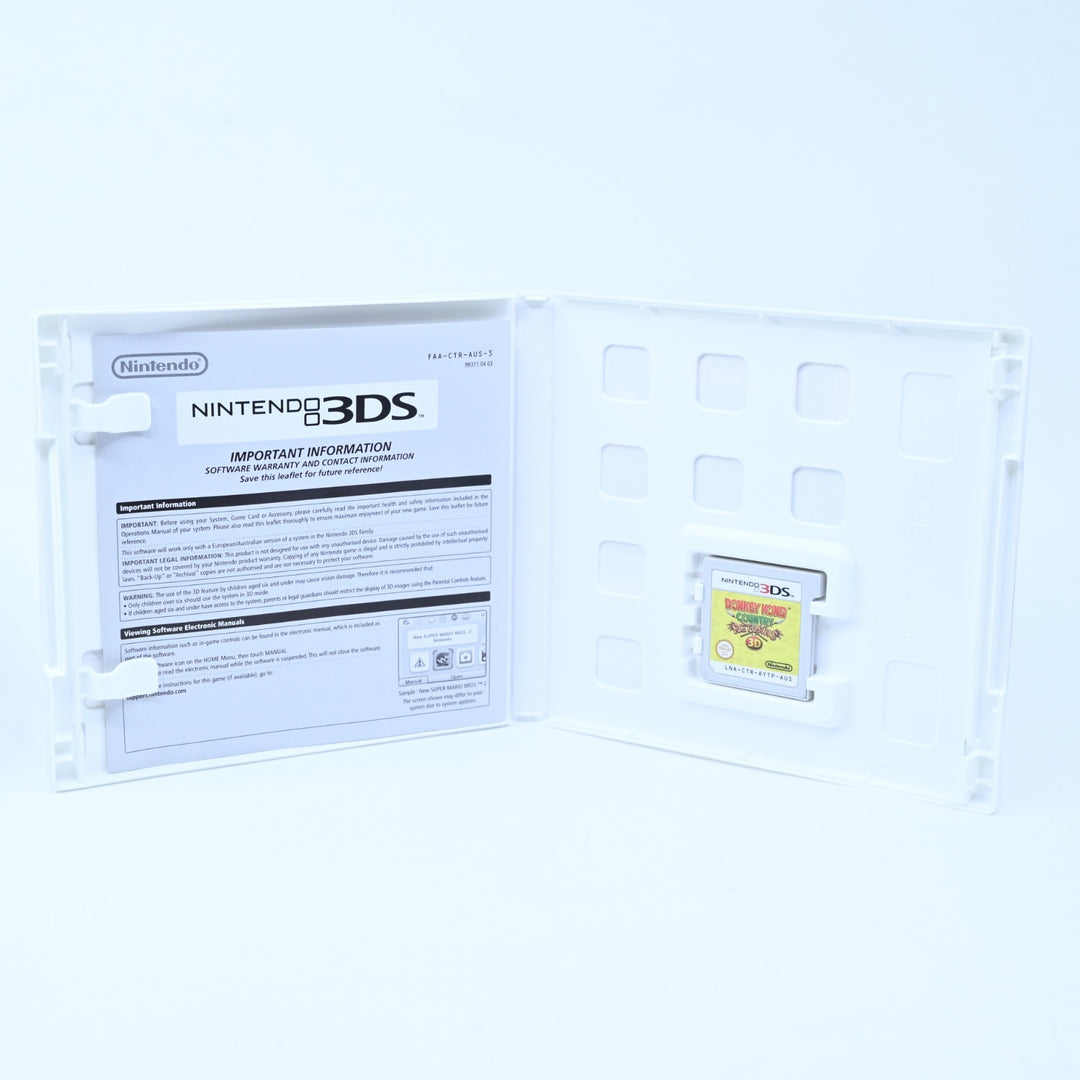 Donkey Kong Country Returns 3D - Nintendo 3DS - PAL - FREE POST!
