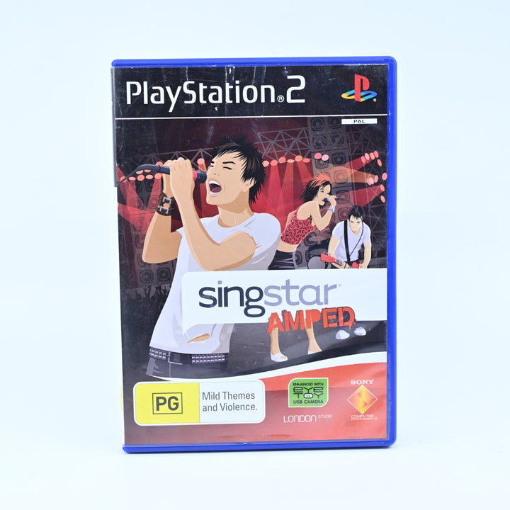 Singstar: Amped - Sony Playstation 2 / PS2 Game - No Manual - PAL - MINT DISC!