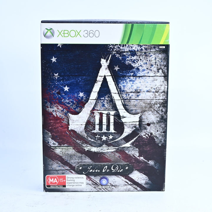 Assassin's Creed III 3: Join or Die Edition - Xbox 360 Game + Manual - PAL