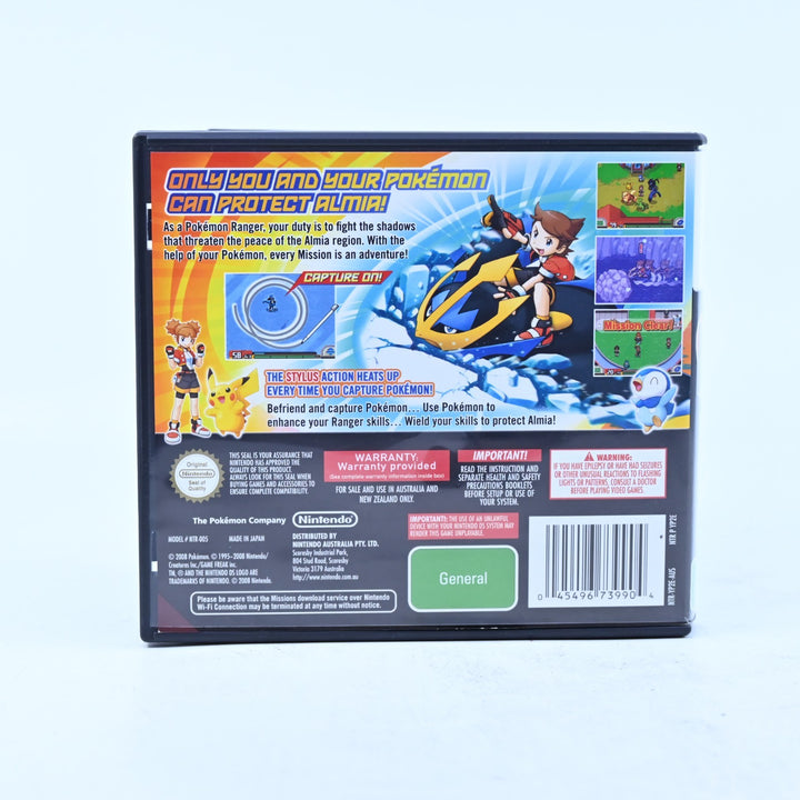 Pokemon Ranger: Shadows of Almia - Nintendo DS Game - PAL + Manual