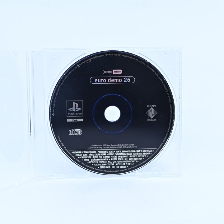 Euro Demo 26 - Demo SCED-00822 - Sony Playstation 1 Game / PS1 Game - Disc Only
