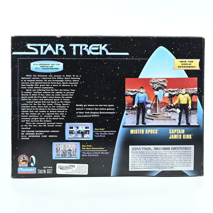 Star Trek 1999 - Captain James Kirk & Mister Spock - Amok Time Display - Figure