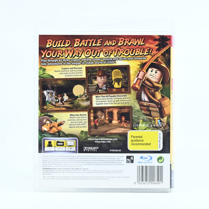 LEGO: Indiana Jones - Sony Playstation 3 / PS3 Game + Manual - FREE POST!