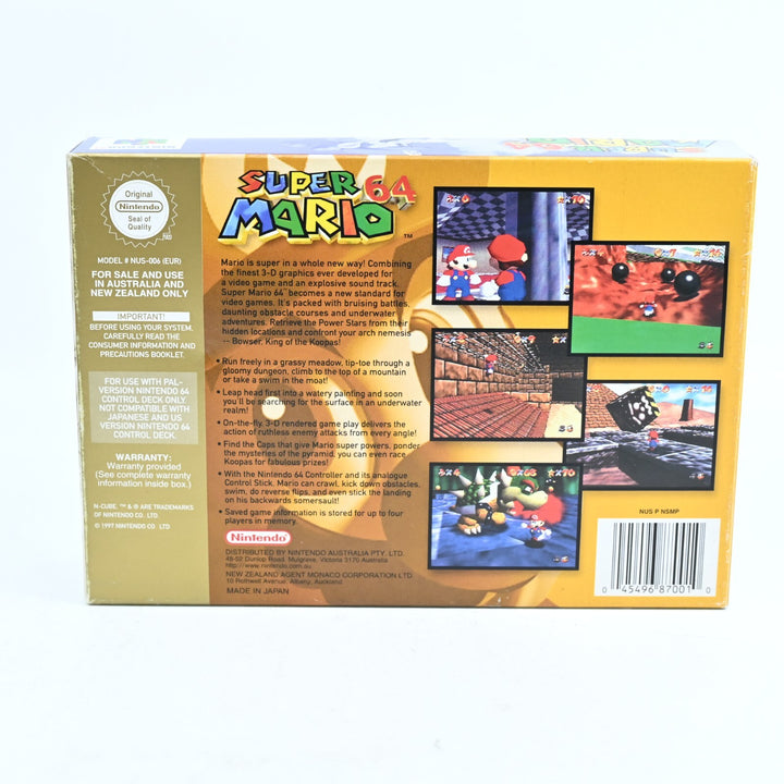 Super Mario 64 - N64 / Nintendo 64 Boxed Game - PAL - FREE POST!