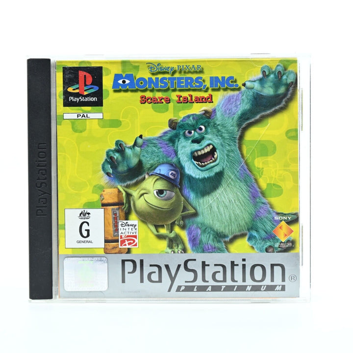 Monsters Inc Scare Island + Manual - Sony Playstation 1 / PS1 Game - PAL