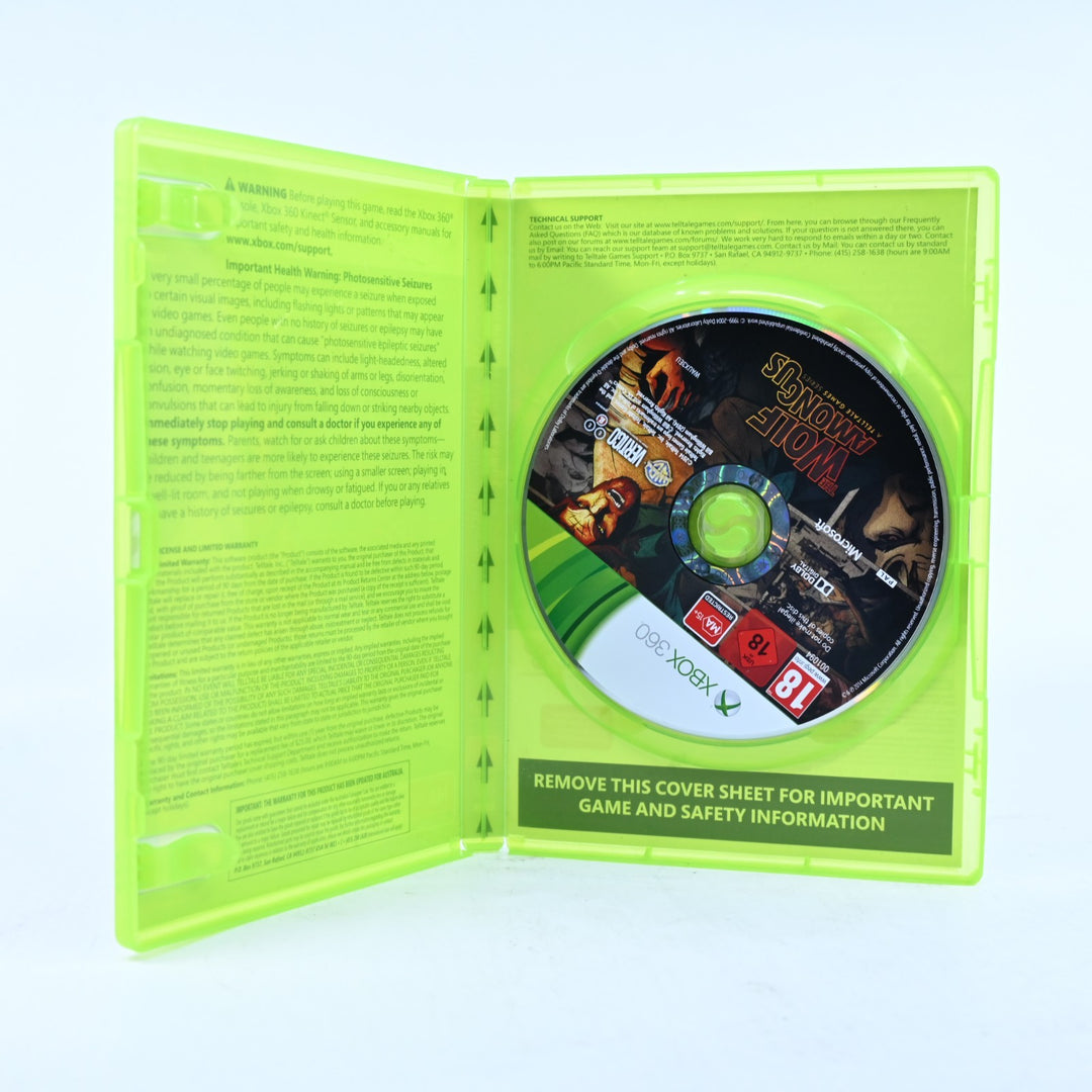 The Wolf Among Us - Xbox 360 Game - No Manual - PAL - MINT DISC!
