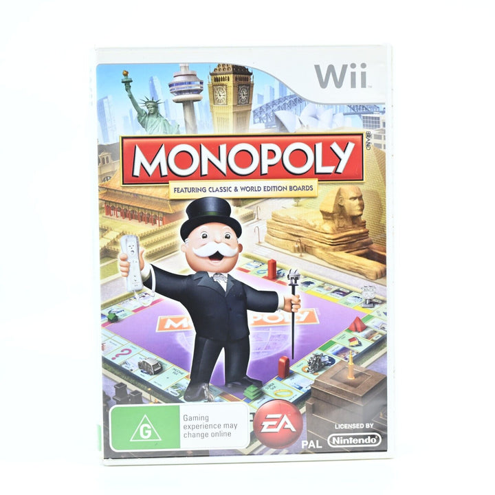 Monopoly - Nintendo Wii Game + Manual - PAL - MINT DISC!