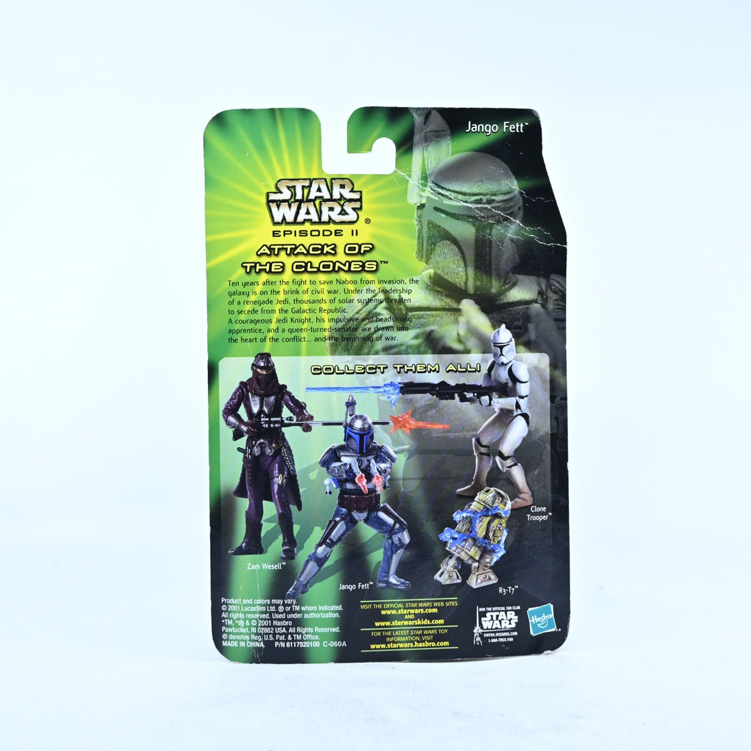 SEALED! Jango Fett - Star Wars: Attack of the Clones Sneak Preview Action Figure