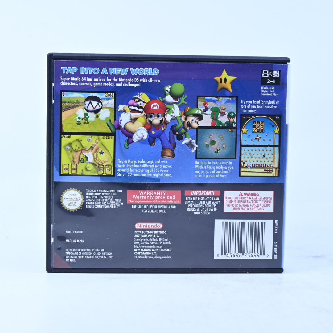 Super Mario 64 DS - Nintendo DS Game - PAL + Manual - FREE POST!