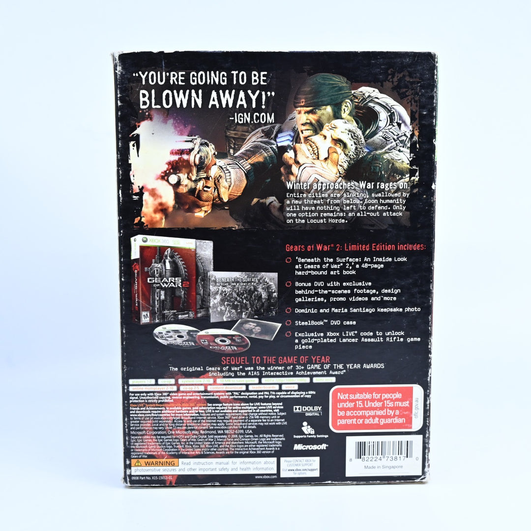 Gears of War Limited Collector's Edition - Xbox 360 Game + Manual - PAL