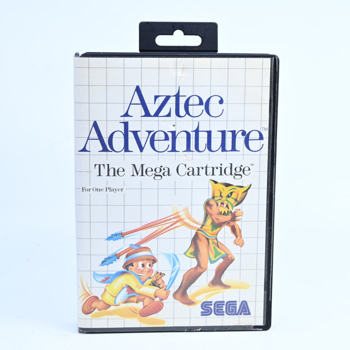 Aztec Adventure - Sega Master System Game + Manual - PAL - FREE POST!
