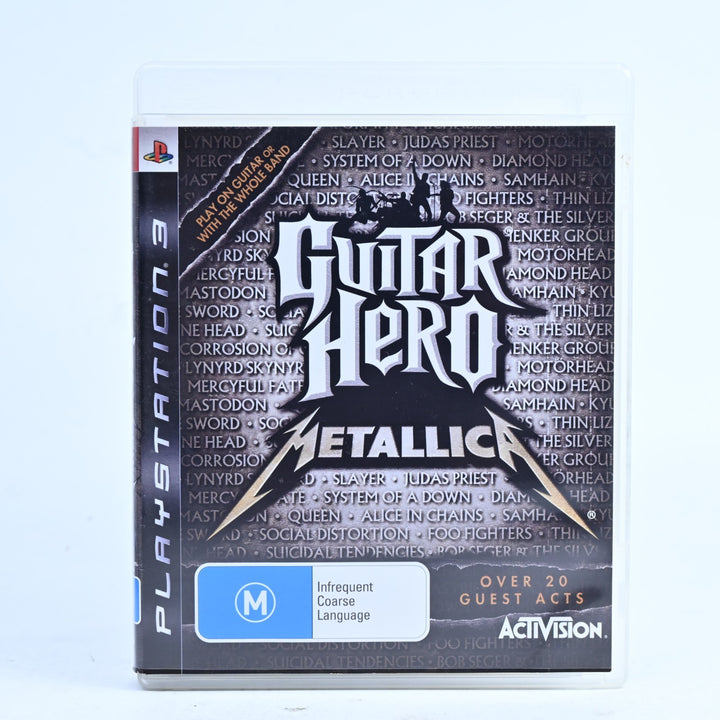 Guitar Hero: Metallica - Sony Playstation 3 / PS3 Game + Manual - FREE POST!