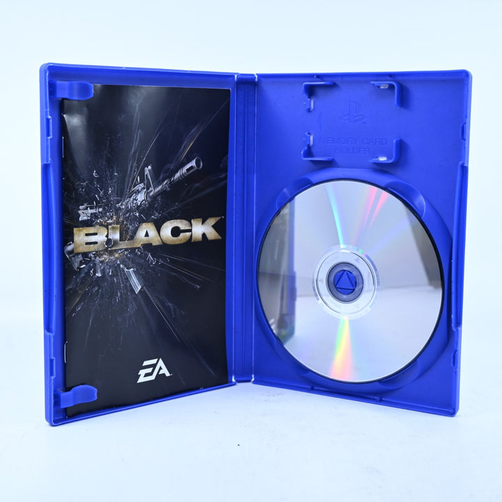 Black - Sony Playstation 2 / PS2 Game + Manual - PAL - MINT DISC!