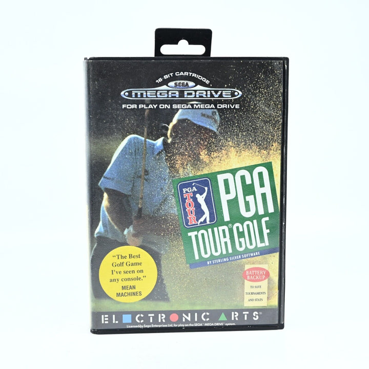 PGA Tour Golf + Manual - Sega Mega Drive Game - PAL - FREE POST!