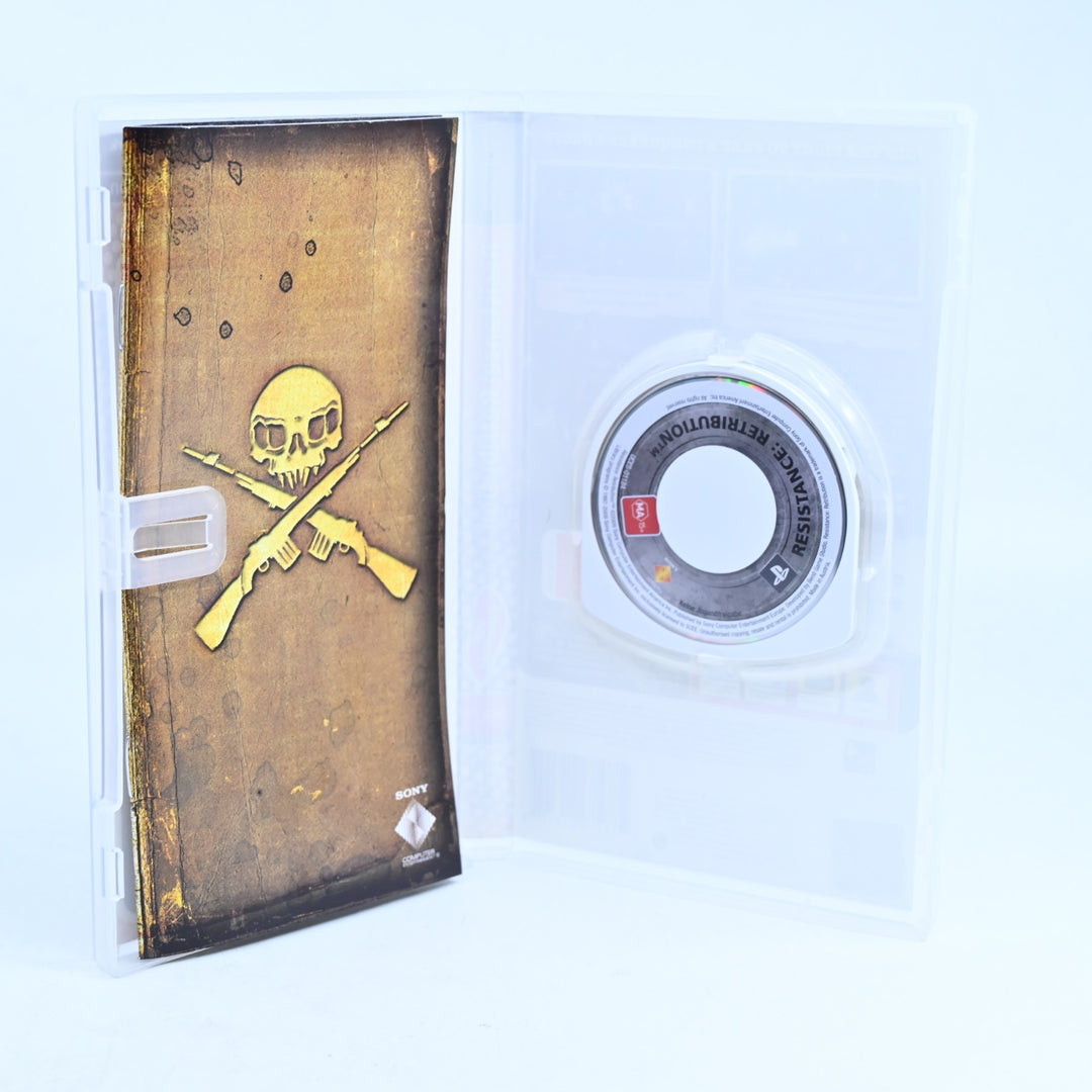 Resistance: Retribution - Sony PSP Game + Manual - FREE POST!