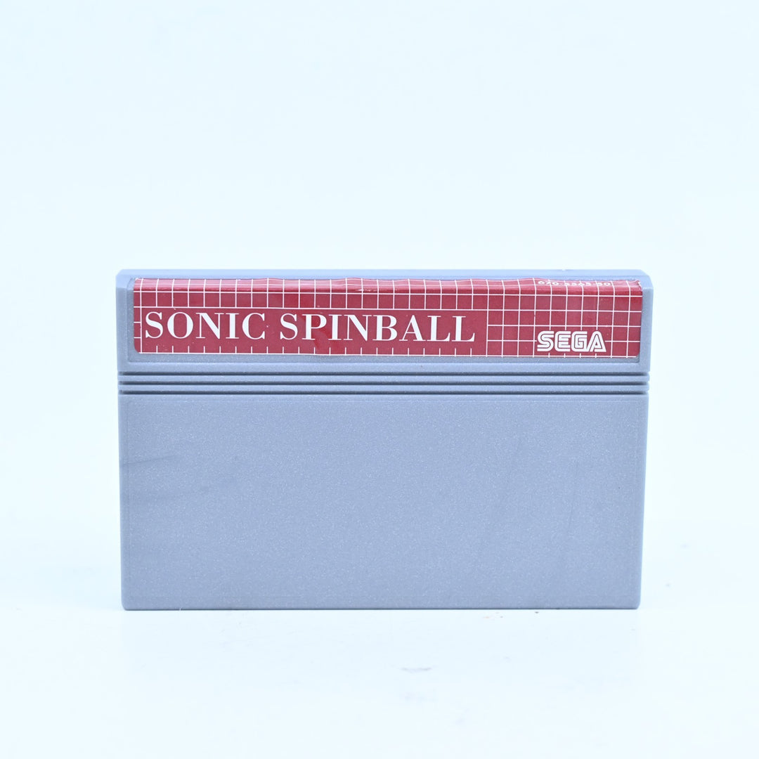 Sonic Spinball - Silver OziSoft - Sega Master System Game + Manual - PAL