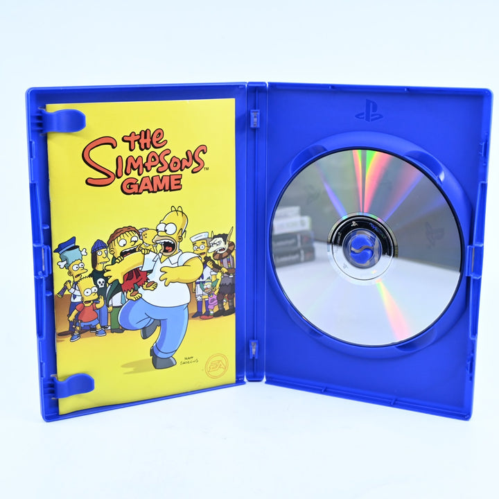 The Simpsons Game - Sony Playstation 2 / PS2 Game + Manual - PAL - MINT DISC!