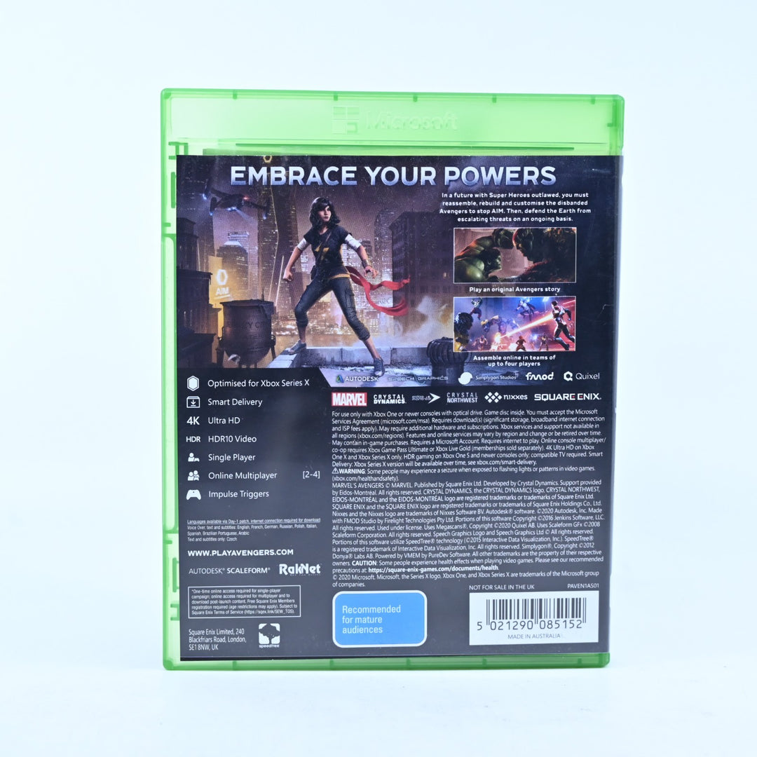 Marvel Avengers - Xbox Series X / Xbox One Game - PAL - FREE POST!