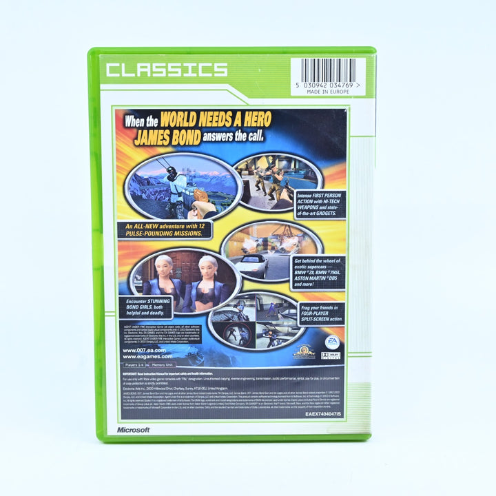 James Bond 007: Agent Under Fire -  Original Xbox Game + Manual - PAL