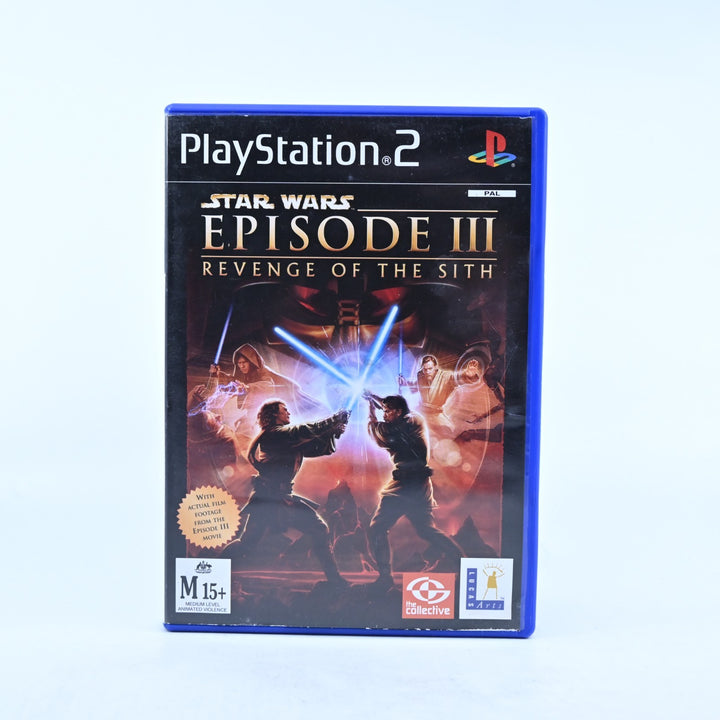 Star Wars Episode III Revenge of the Sith - Playstation 2 / PS2 Game + Manual