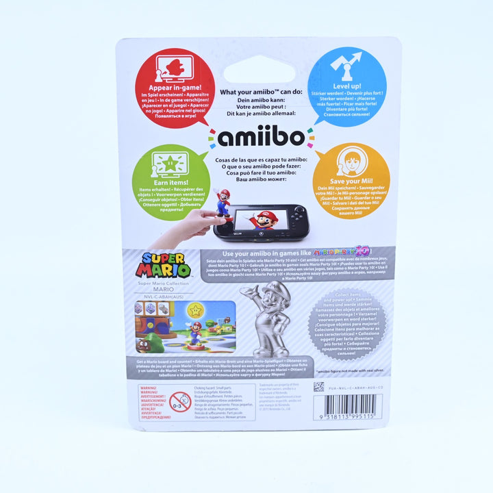 SEALED! Mario Silver Edition Amiibo - Super Mario - Nintendo - Toy