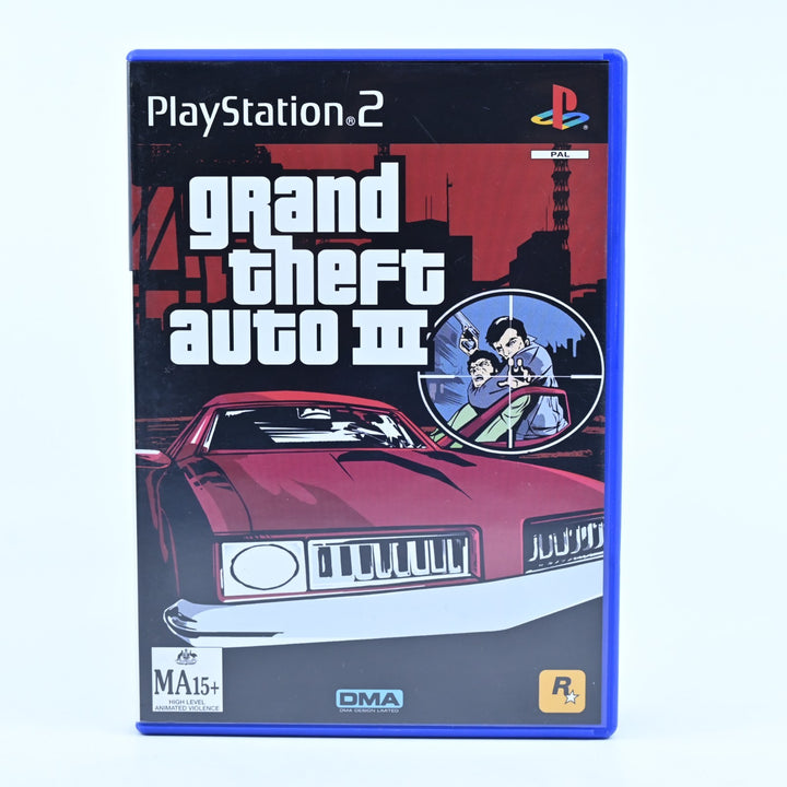 Grand Theft Auto III - Sony Playstation 2 / PS2 Game + Manual + Map - MINT DISC!