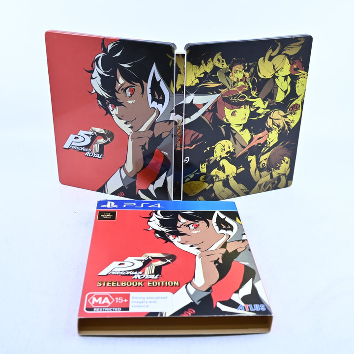 Persona 5 Royal - Steelbook Edition - Sony Playstation 4 / PS4 Game - MINT DISC!