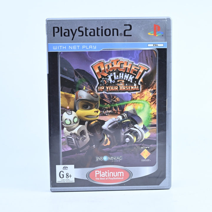 Ratchet & Clank 3: Up Your Arsenal - PS2 Game + Manual - PAL