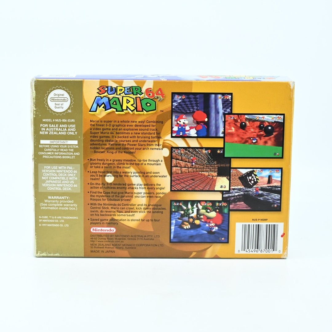 Super Mario 64 - N64 / Nintendo 64 Boxed Game - PAL - FREE POST!