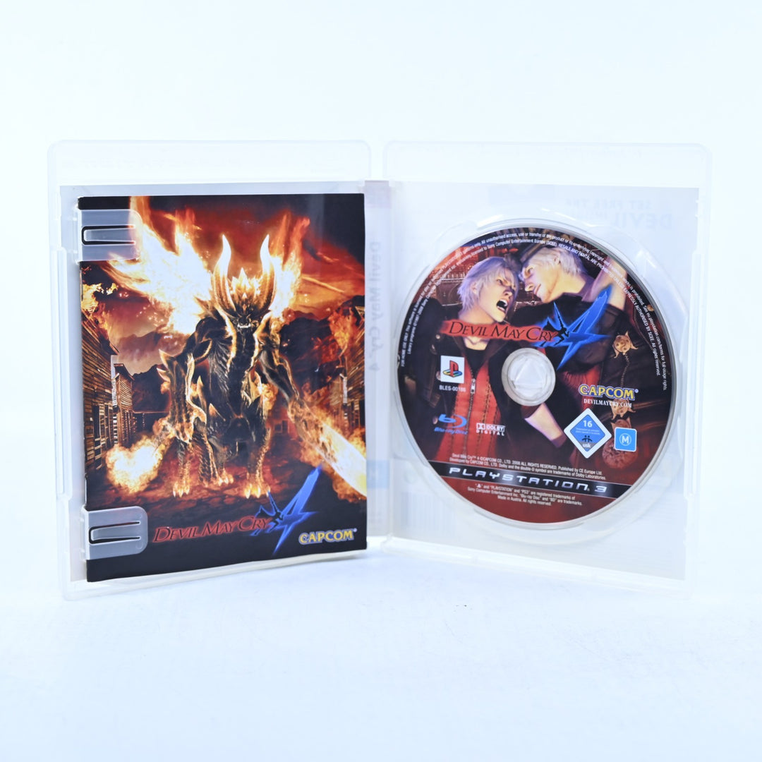 Devil May Cry 4 - Sony Playstation 3 / PS3 Game + Manual - MINT DISC!