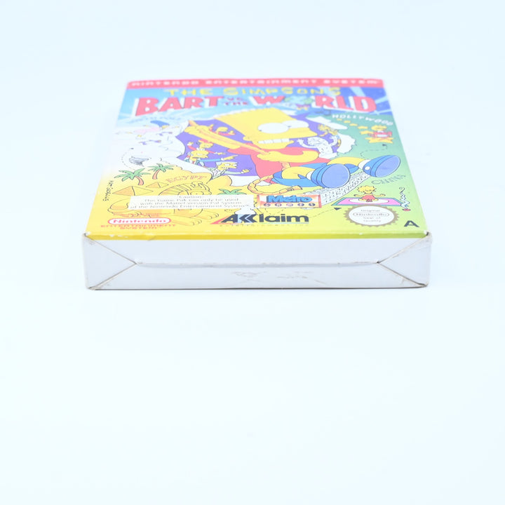 The Simpsons Bart Vs The World - NES Boxed Game - PAL - FREE POST!
