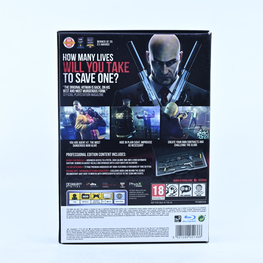 Hitman Absolution Professional Edition - Sony Playstation 3 / PS3 Game + Manual