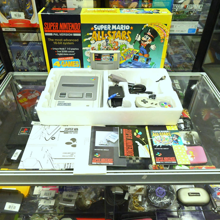 Super Mario All Stars Edition - Super Nintendo / SNES Boxed Console - PAL