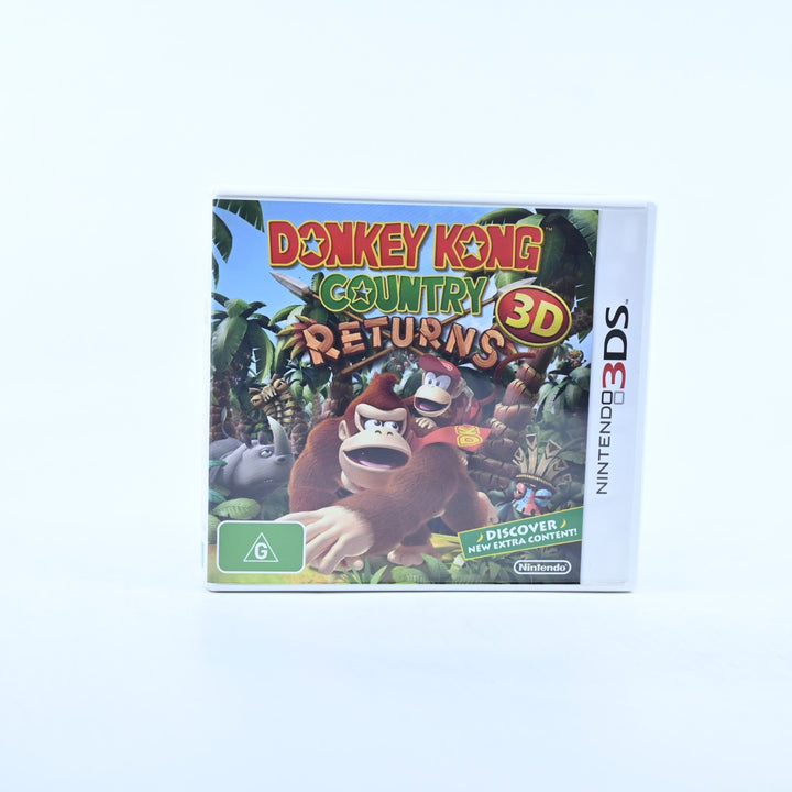 Donkey Kong Country Returns 3D - Nintendo 3DS Game - PAL + Manual - FREE POST!