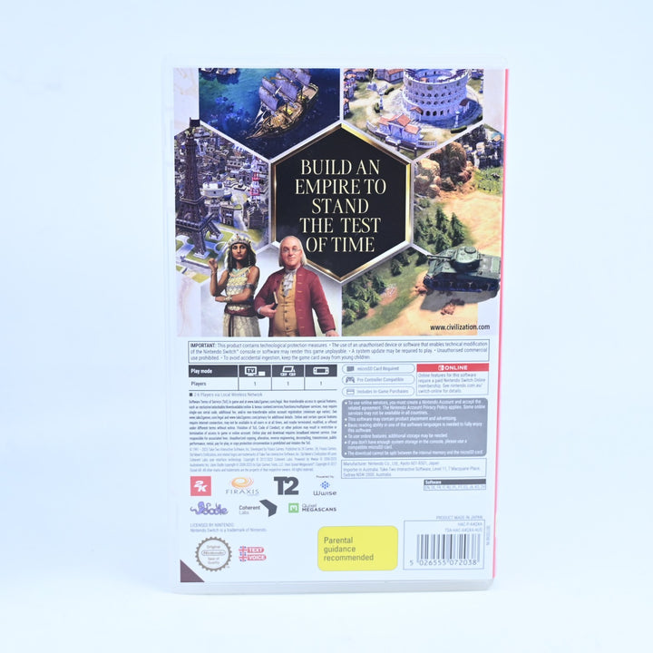 Sid Meier's Civilization VII - Nintendo Switch Game - FREE POST!