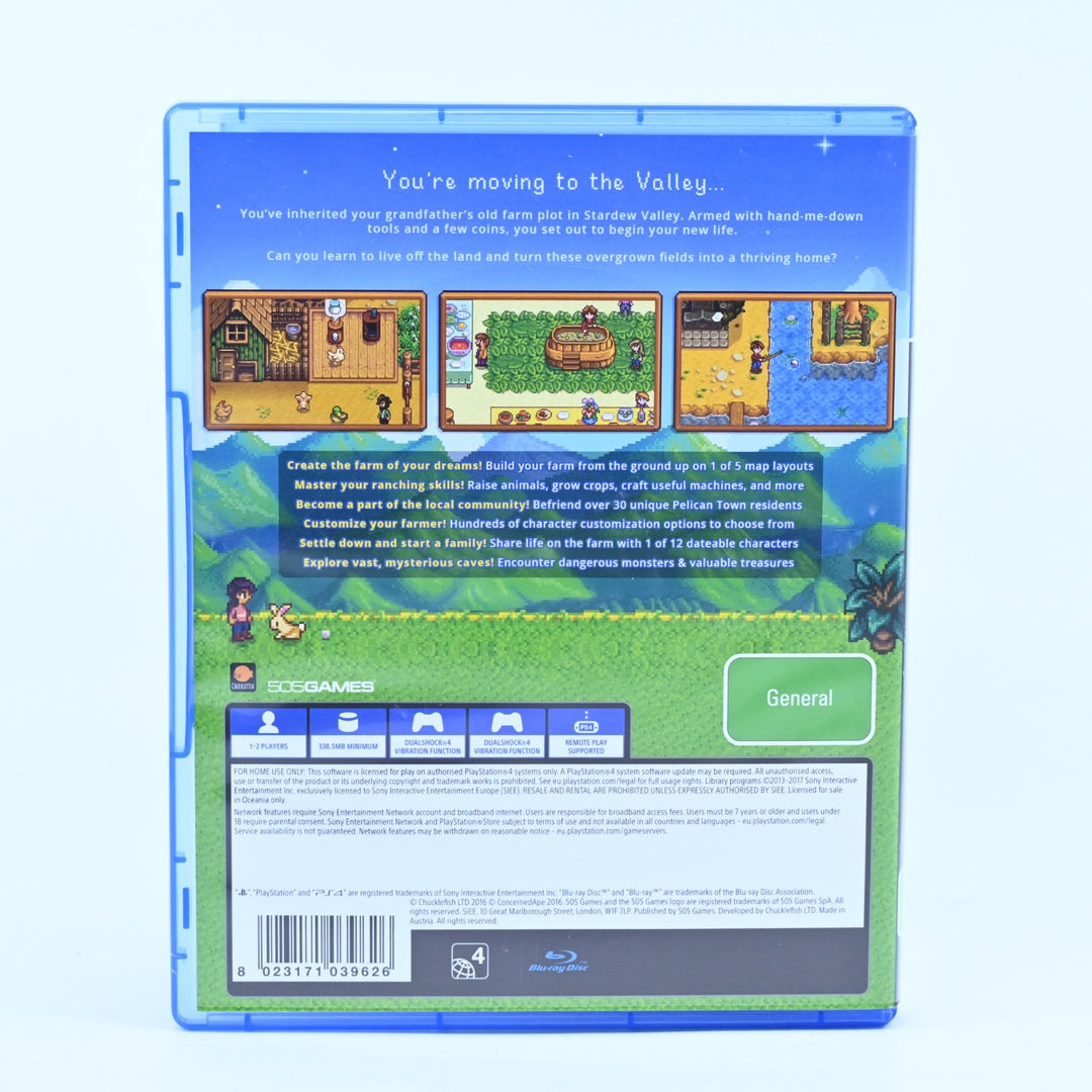 Stardew Valley Collector's Edition - Sony Playstation 4 / PS4 Game - MINT DISC!