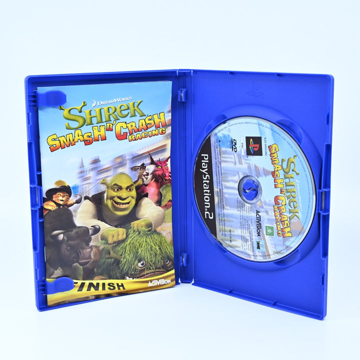 Shrek Smash n' Crash Racing  - Sony Playstation 2 / PS2 Game + Manual - PAL