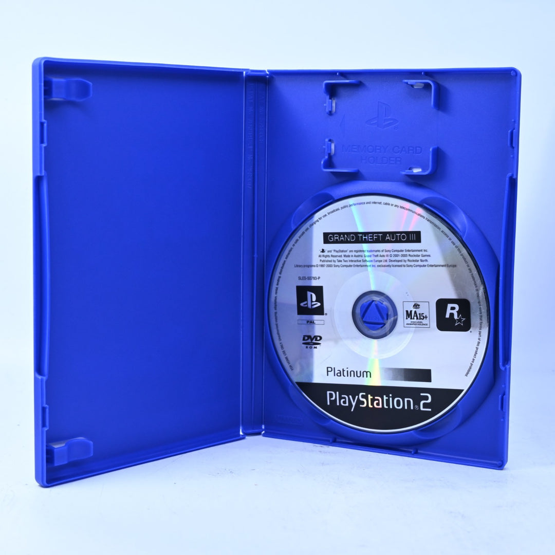 Grand Theft Auto III 3 - Sony Playstation 2 / PS2 Game - No Manual No Map - PAL