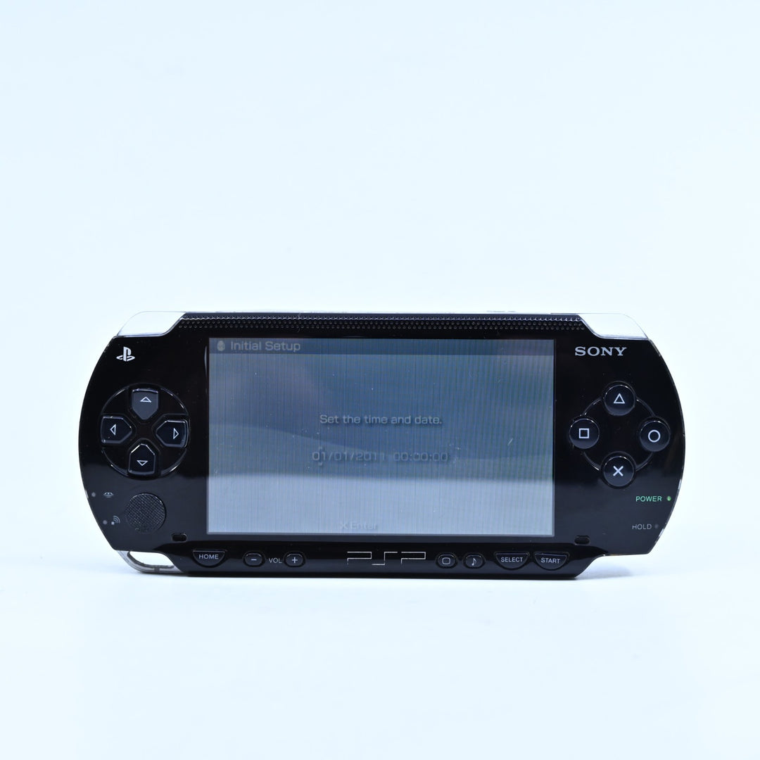 Black - Sony PSP Console - PSP-1002 - PSP-1000 - NEW BATTERY! - FREE POST!